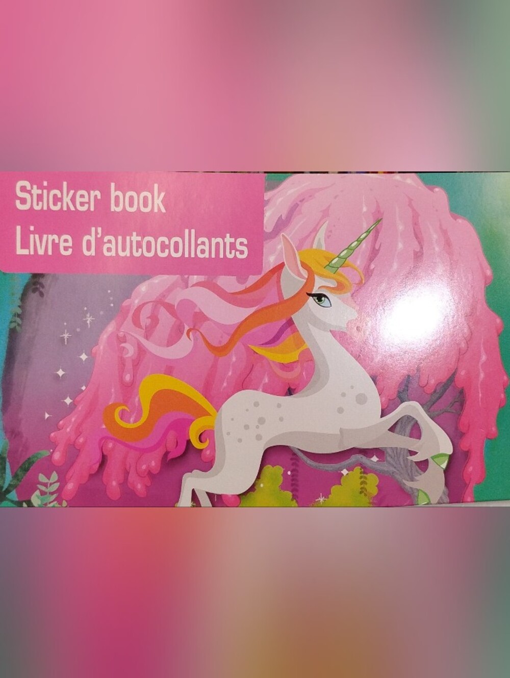 Pink Unicorn Sticker Book — Playful Wall & Decor Stickers